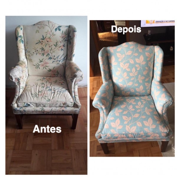 Poltrona - Antes e Depois